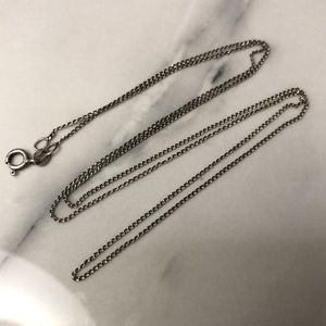 25” sterling‎ silver chain